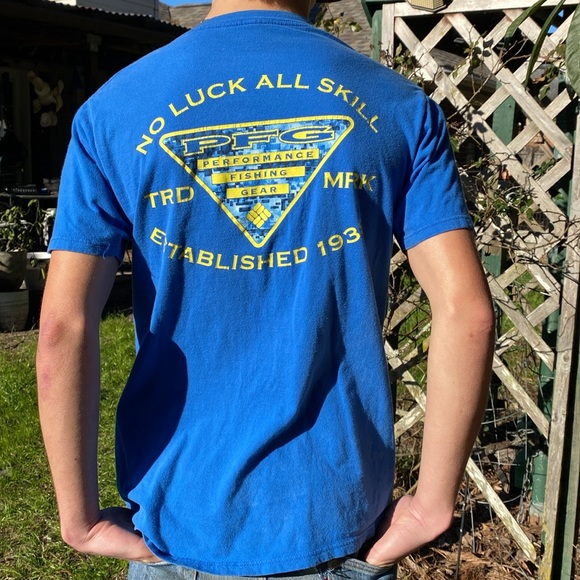 Columbia PFG short sleeve t-shirt, men’s medium - Picture 1 of 5
